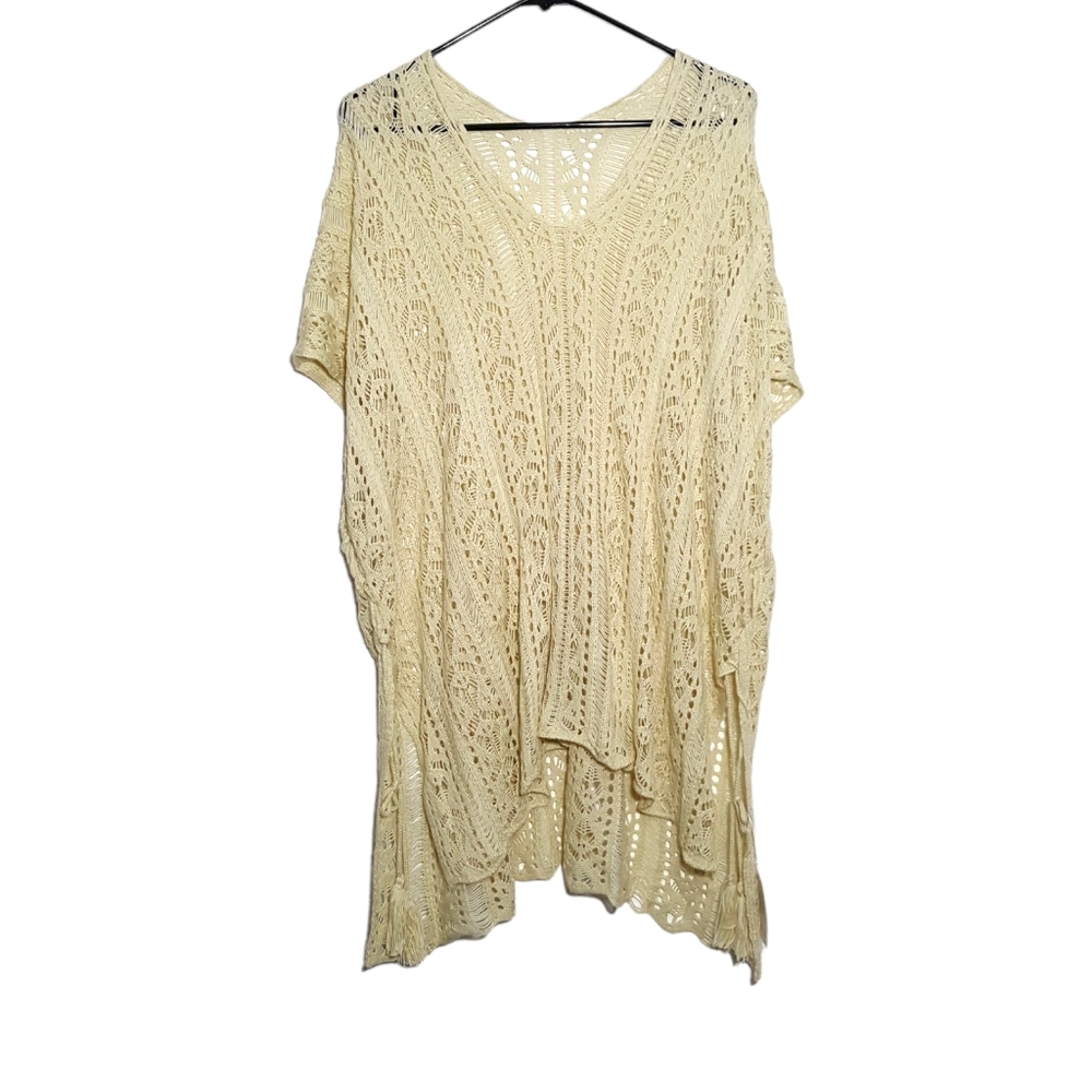 Jeasona | NEW swimsuit cover up crochet size M oversized flaw